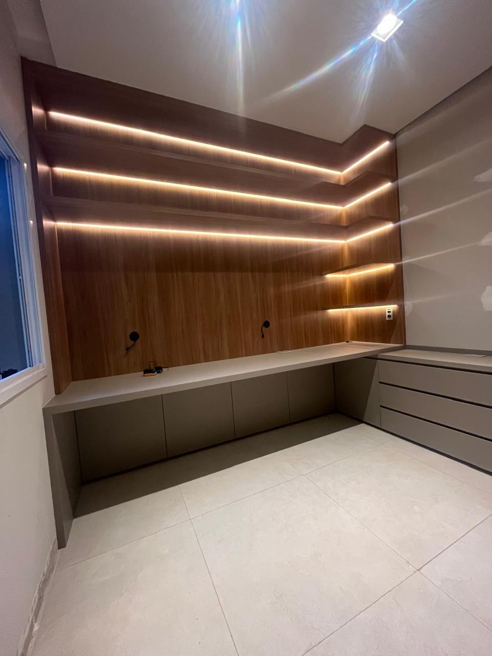 Painel planejado para sala